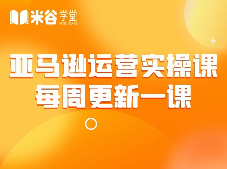 米谷学堂-亚马逊运营实操课2026年4月12日(价值2980元)
