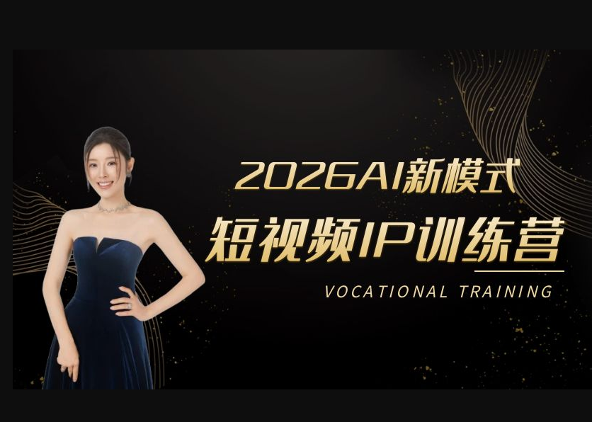 小乔-2026AI新模式短视频IP训练营(价值980元)